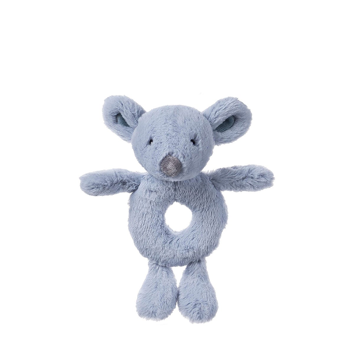 BABY - 7.5" LIL' LUVS MOUSE RING RATTLE (6) BL